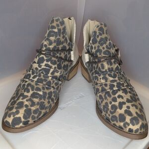Leopard Print Women's Ankle Boots‎